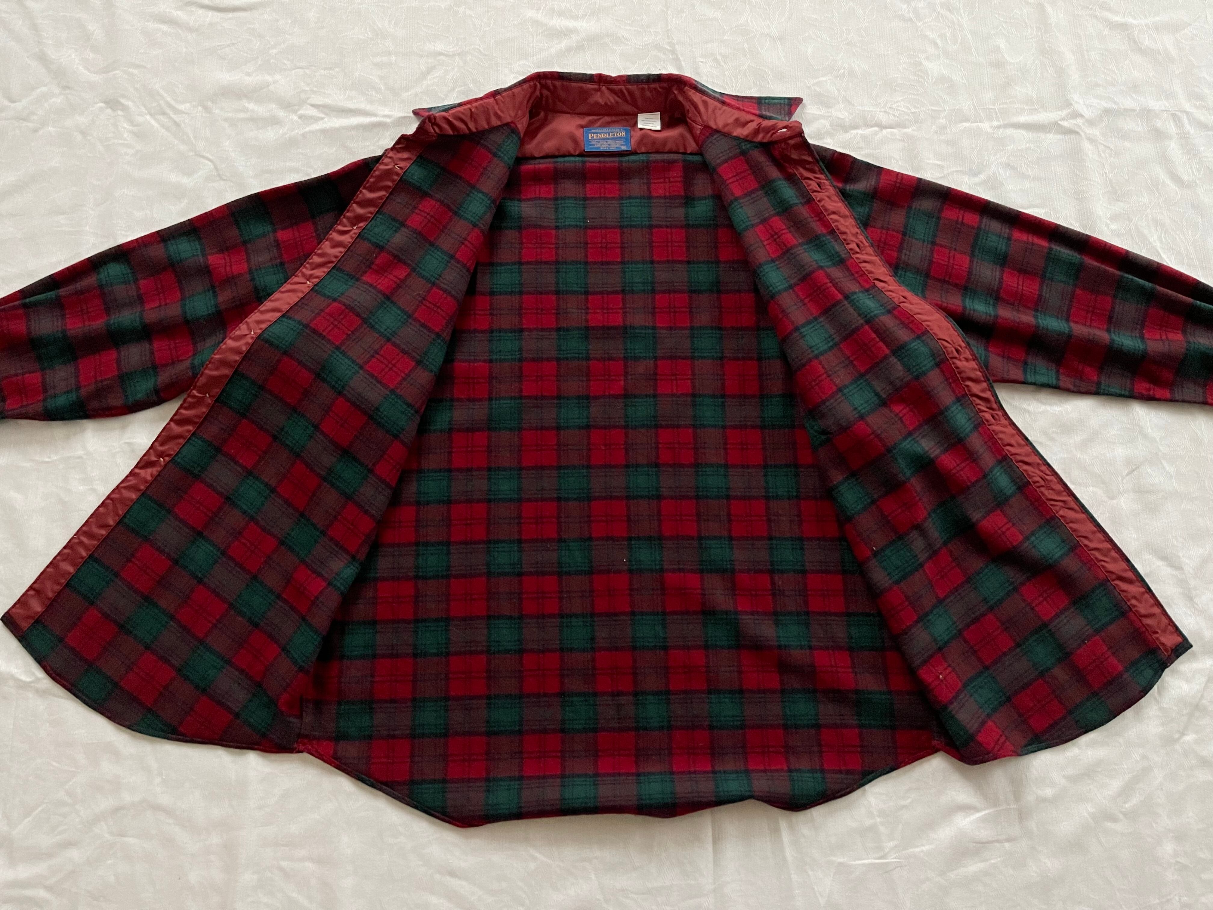 BIG SIZE 】90s ペンドルトン チェックウールシャツ MADE IN USA | PAY ID