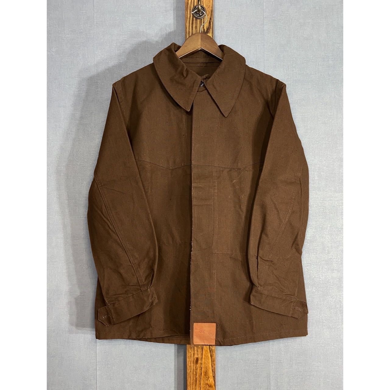 【1940s, DS】“SNCF” French Railways Work Jacket With Metis