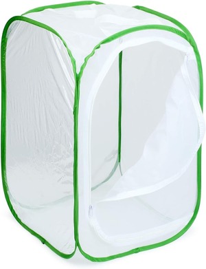 【在庫処分】60x60x90cm 昆虫ケージ 通気性 ネット 繁殖 飼育ケース 虫かご バタフライケージ 蝶/バッタ/シルクワーム/グローバーム生息地