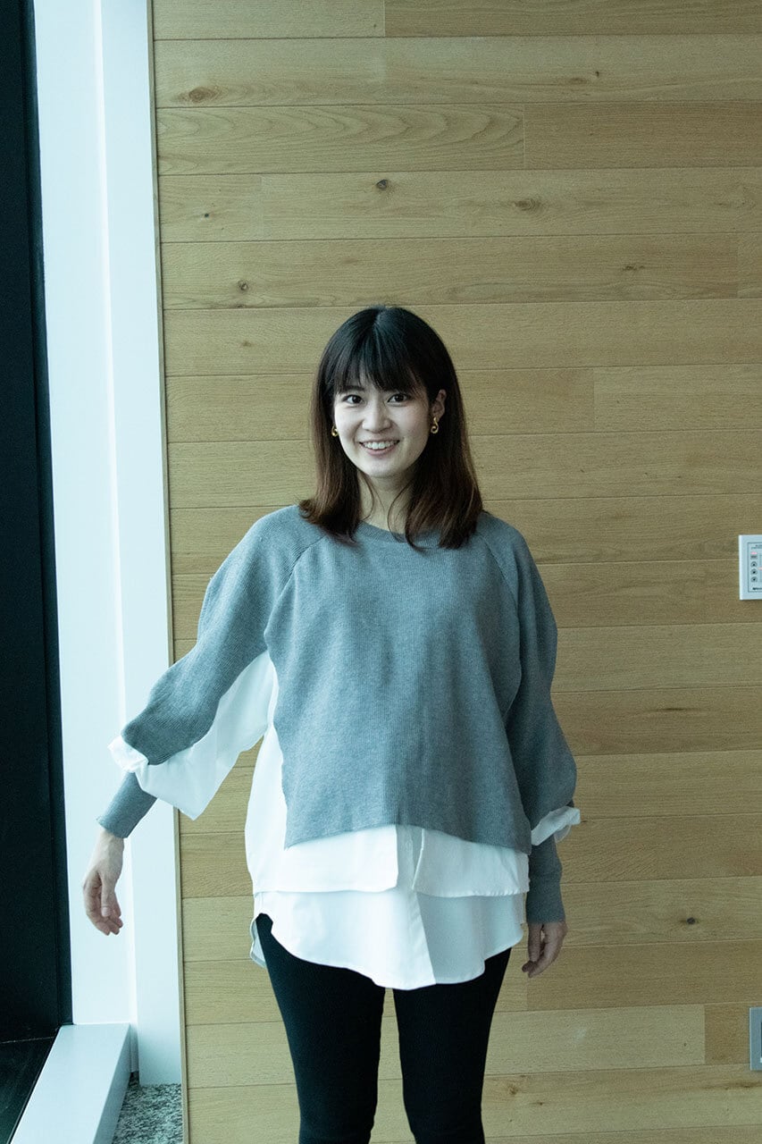 M!_レイヤード風ブラウス