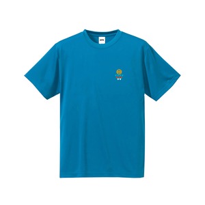 " B&R "  Cool Silky Tee ( Turquoise blue )