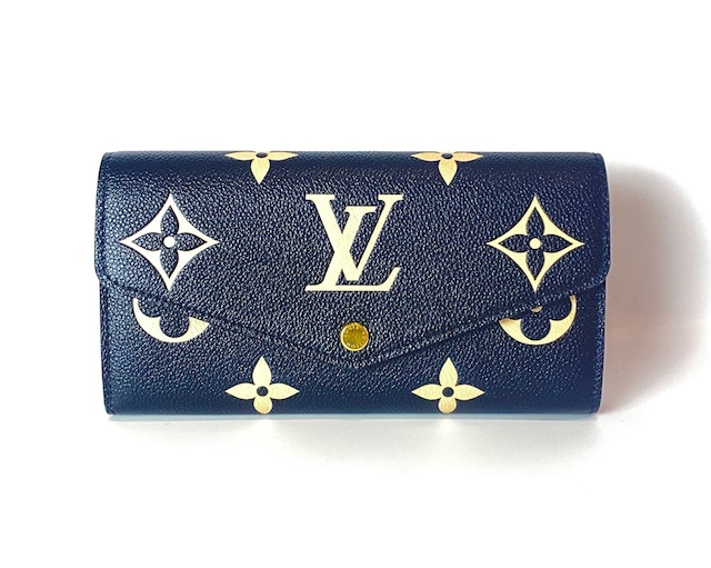 Louis Vuitton ルイヴィトン 長財布 レディース ポルトフォイユサラ バイカラーBK 80496