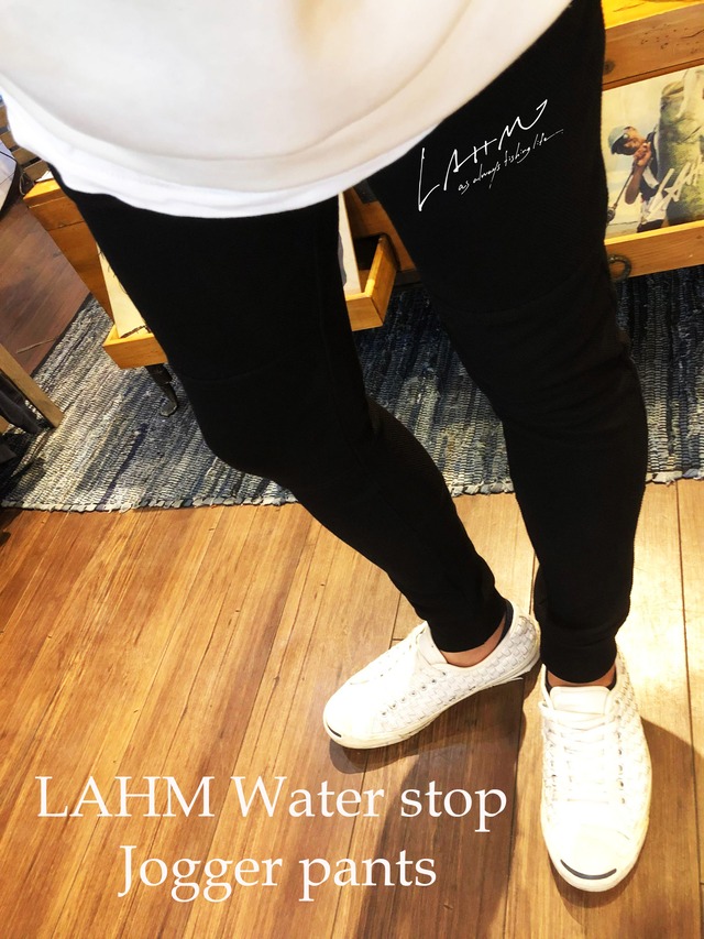 【LAHM /TESS】LAHM Water stop JOGGER pants/ジョガーパンツ LAHM/エルエーエイチエム