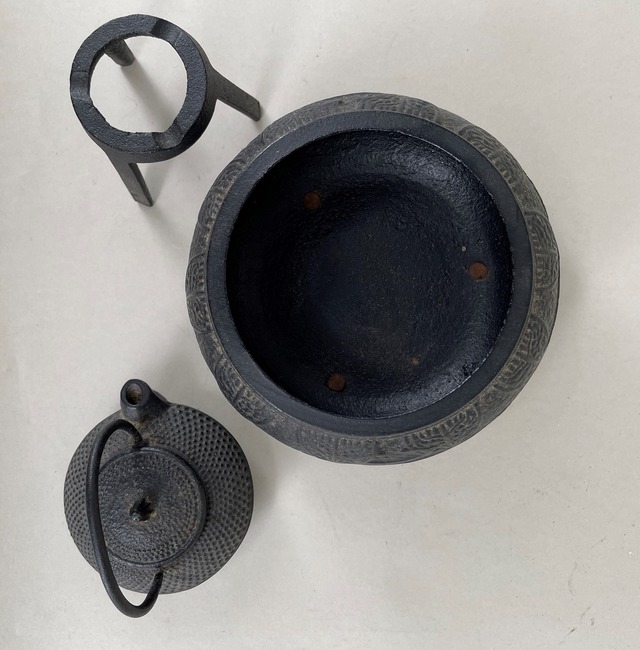 ミニ鉄瓶　香炉