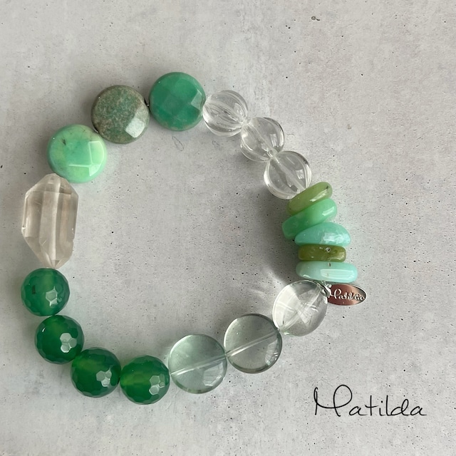 one color bracelet（green）