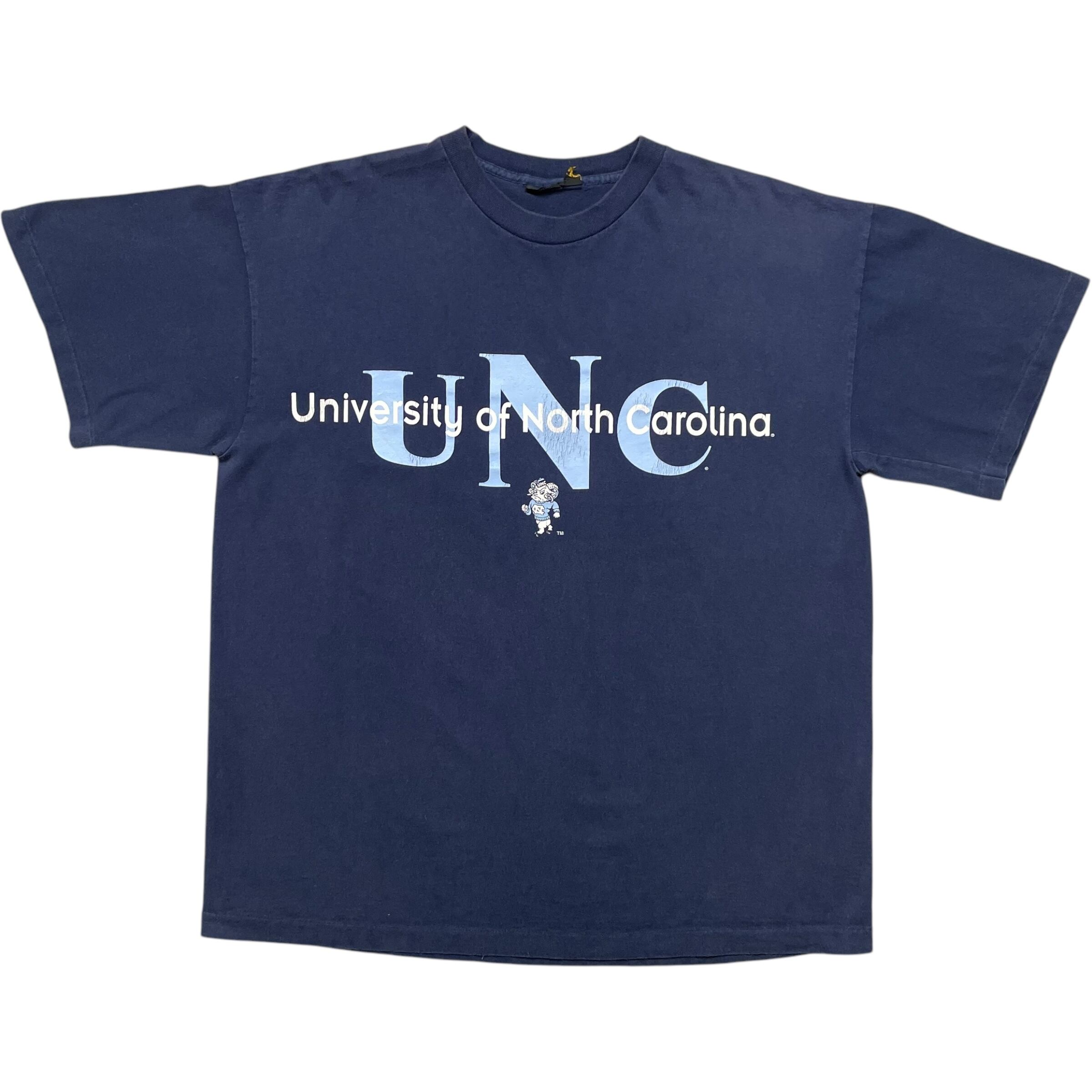 《XL》 unknown Tシャツ ネイビー カレッジ ノースカロライナ大学 シングルステッチ no.6721