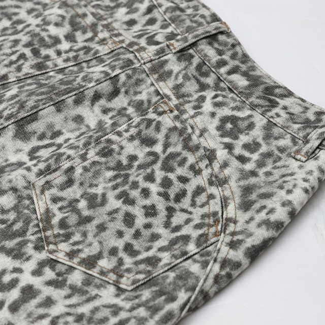 Leopard Wide Pants A00124