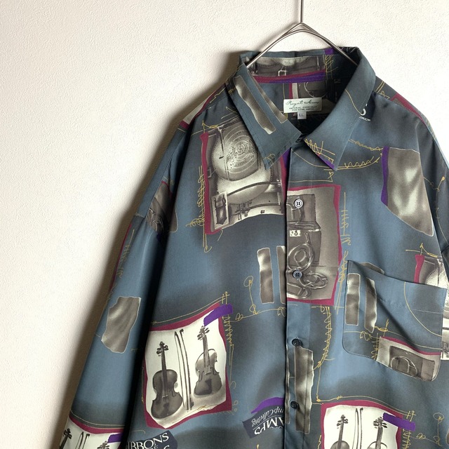 ~"long sleeve shirt" allover pattern~