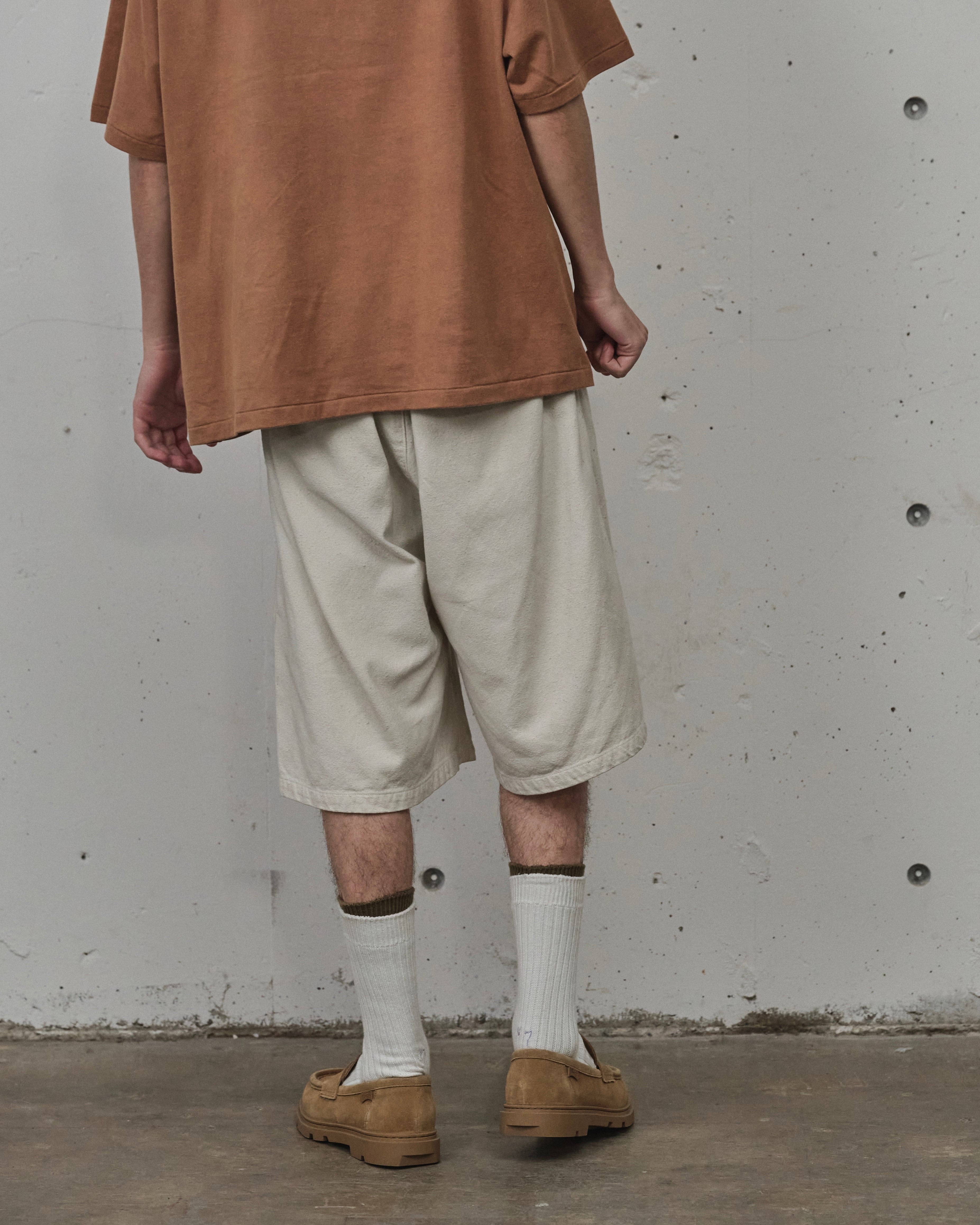 ANCELLM / C/R DUCK SHORT PANTS (WHITE) | THE MODERN AGE