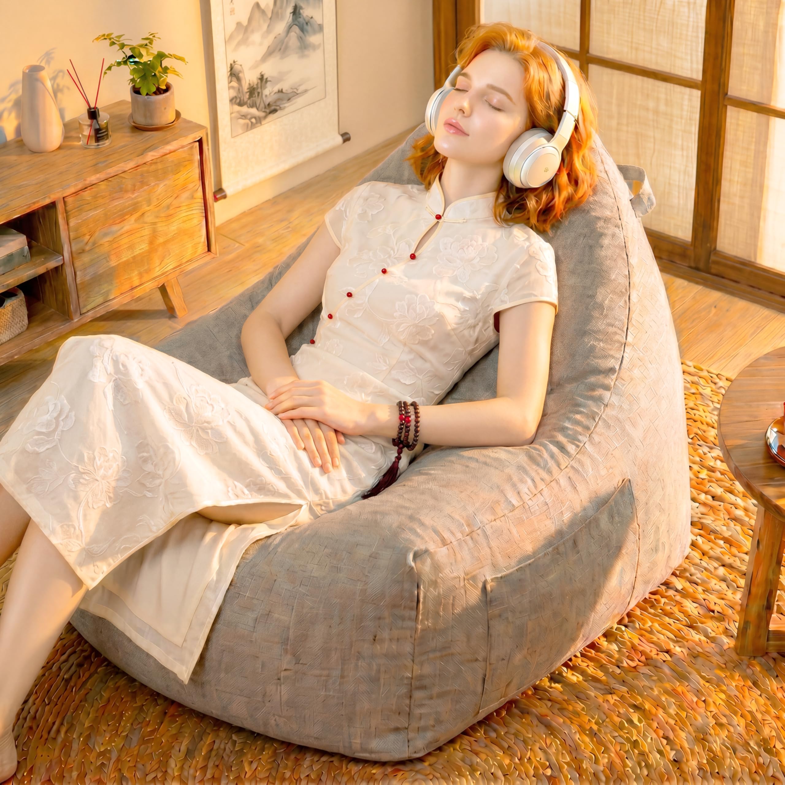 クリーニング済 BoConcept 49万「trento」リビングチェア オットマン