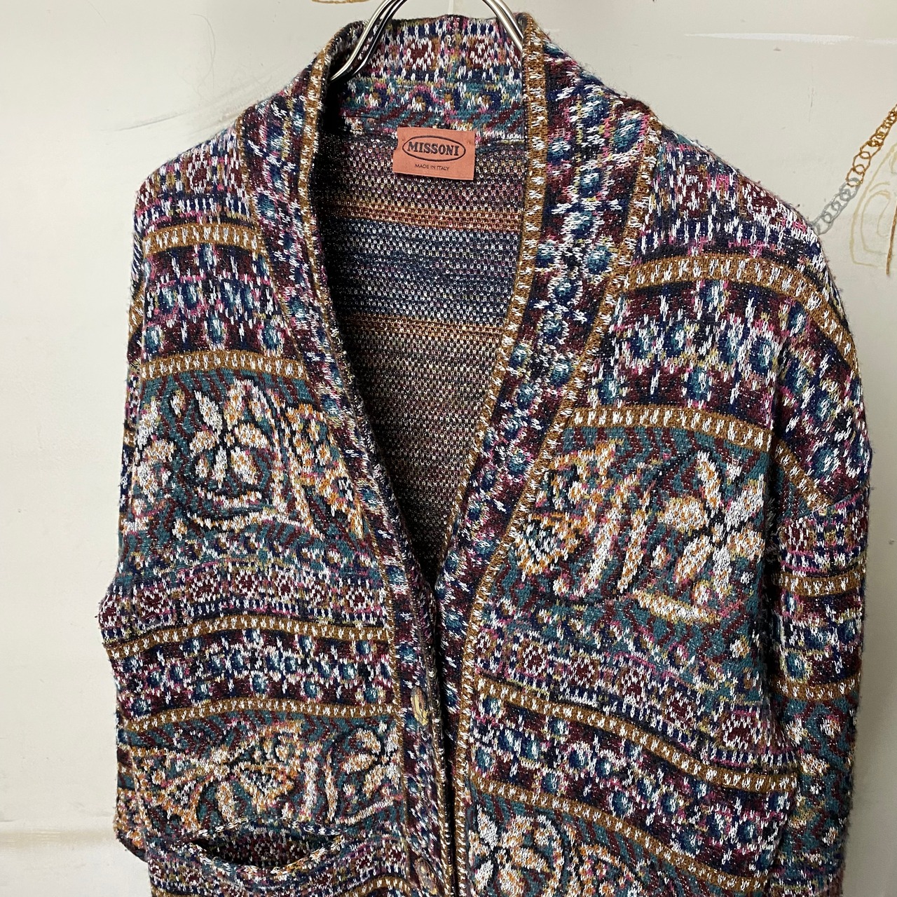 vintage MISSONI long knit cardigan
