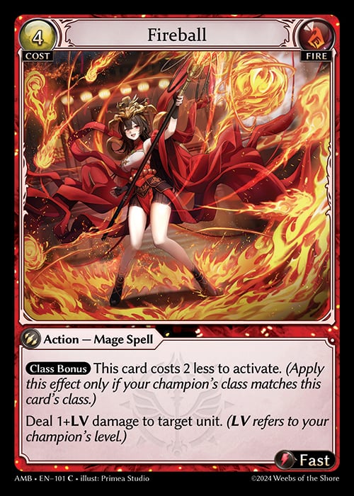 Foil》Xiao Qiao, Cinderkeeper[SR]《AMB-126》 | ハッピー商店