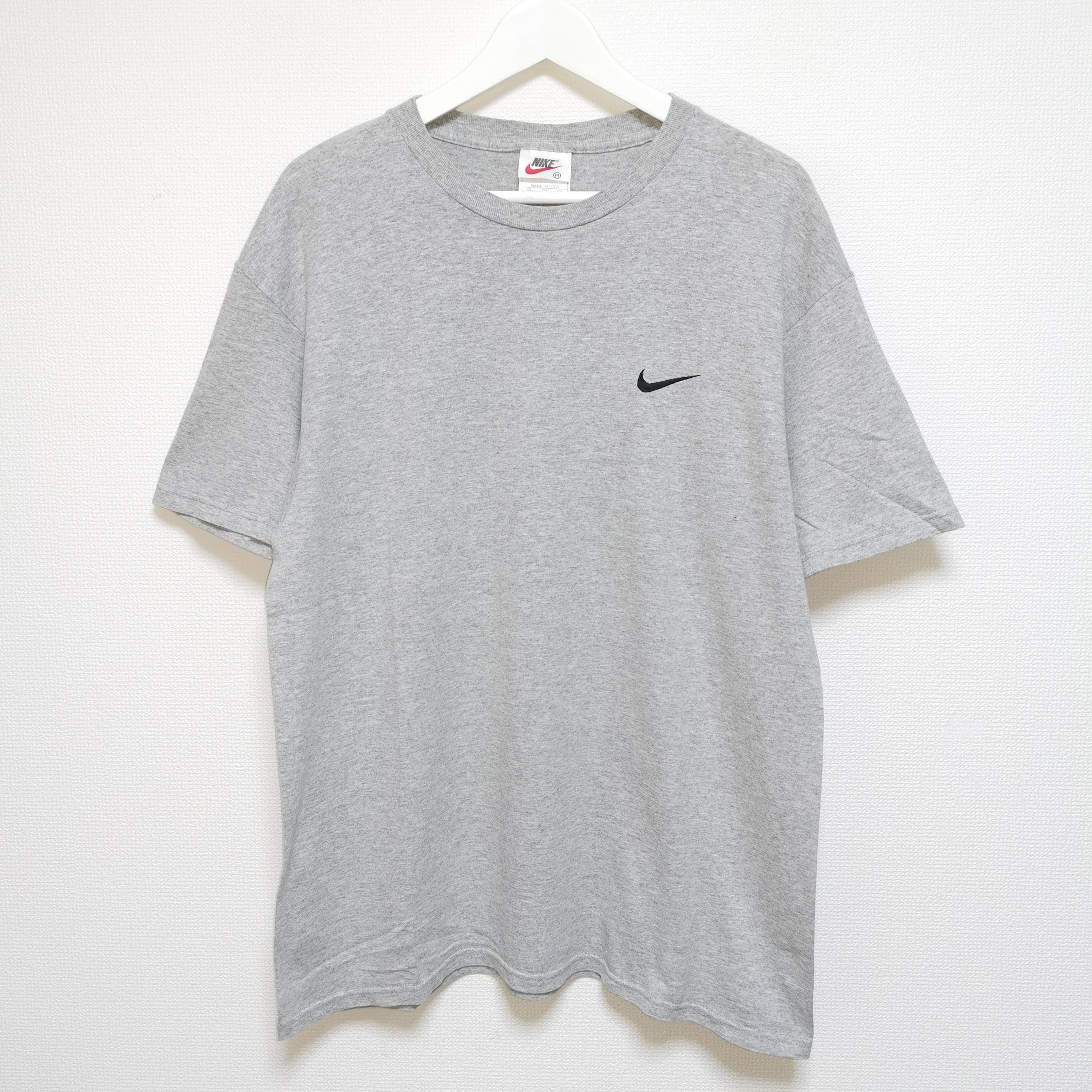 未使用 タグ付 90s 米国製 NIKE ナイキ スウォッシュ ロゴ Tシャツ