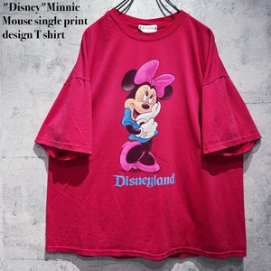 "Disney"Minnie Mouse single print design T shirt