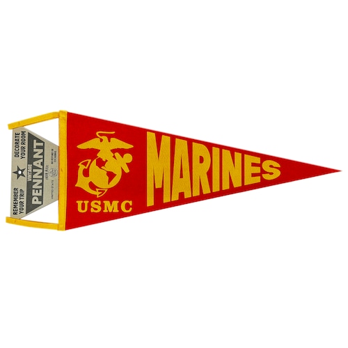 【VINTAGE USA】アメリカ ビンテージ レトロ ペナント ヘリテージ 部屋 店舗 ガレージ 看板 サインボード ; PNT-007