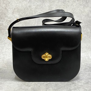 BALLY バリー ショルダーバッグ レザー ブラック