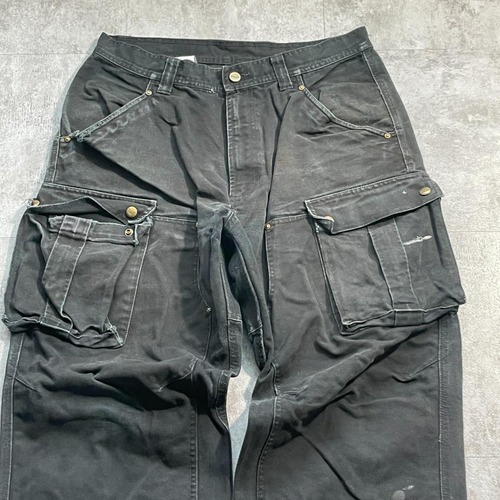 ブラック カーゴパンツ Carhartt EB281 BLK 34×34 詳細写真3
