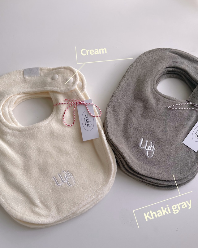 【即納】Would.U 「cloud terry bibs」