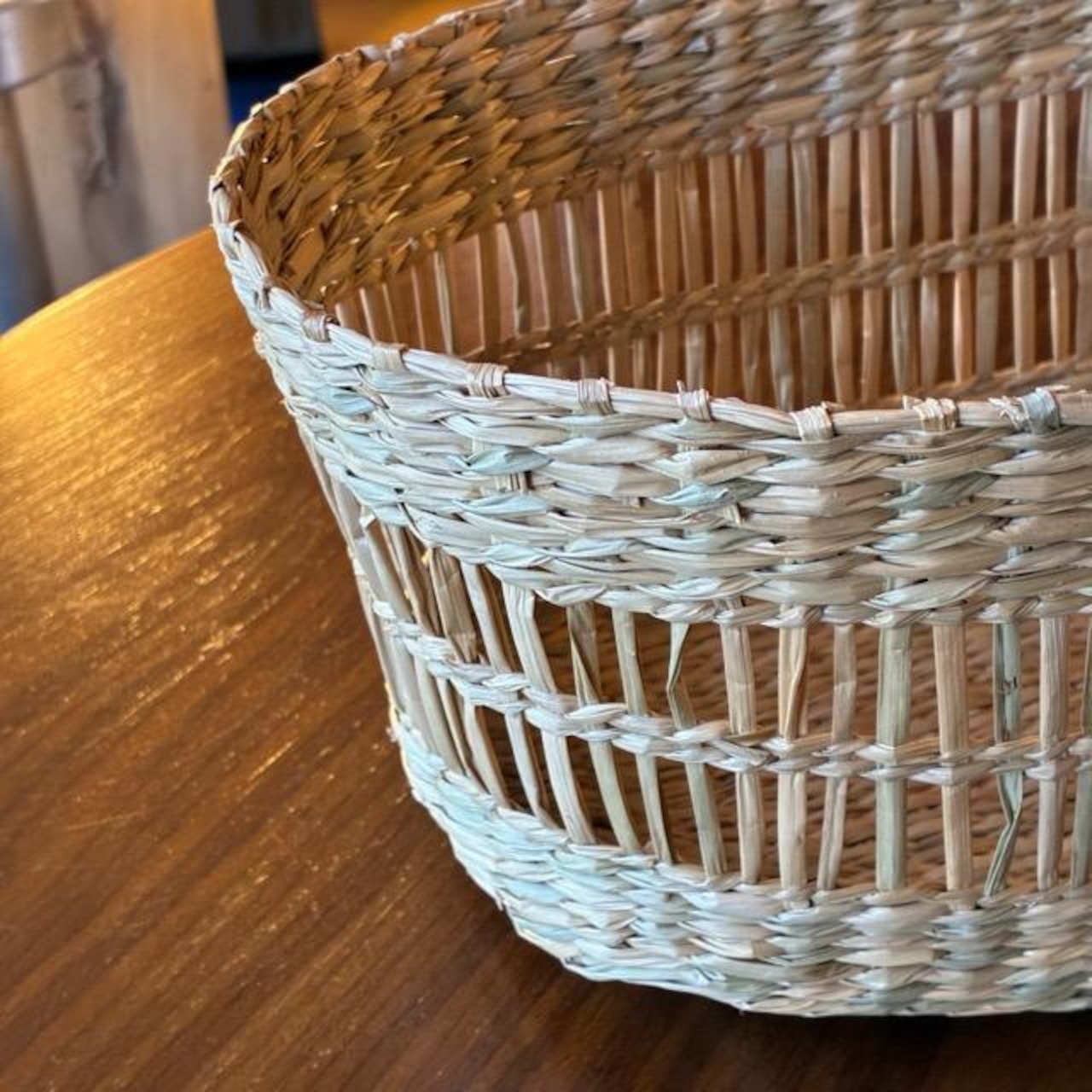 Vietnam Seagrass oval basket S　ベトナム　シーグラスオーバルバスケット S　家具　インテリア　収納　小物入れ　バスケット　水草　カゴ