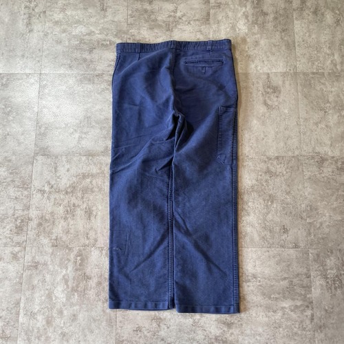 50-60s フレンチワーク モールスキン パンツ W32 詳細写真10