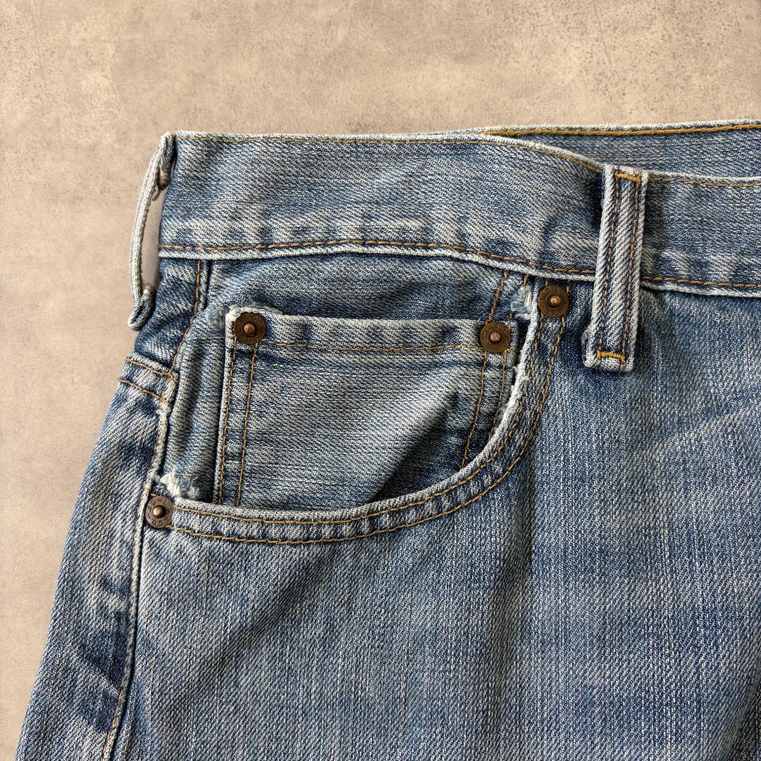 リーバイス569 Levis W33 ブルーデニム 青 古着 ヒゲ 21315 | fuufu