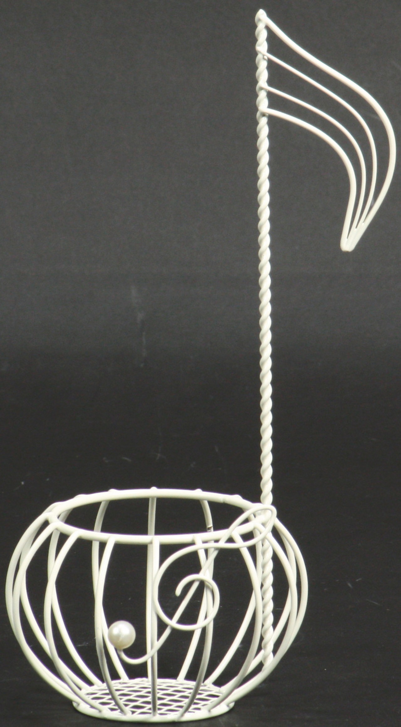 ワイヤーバスケット　音符とト音記号