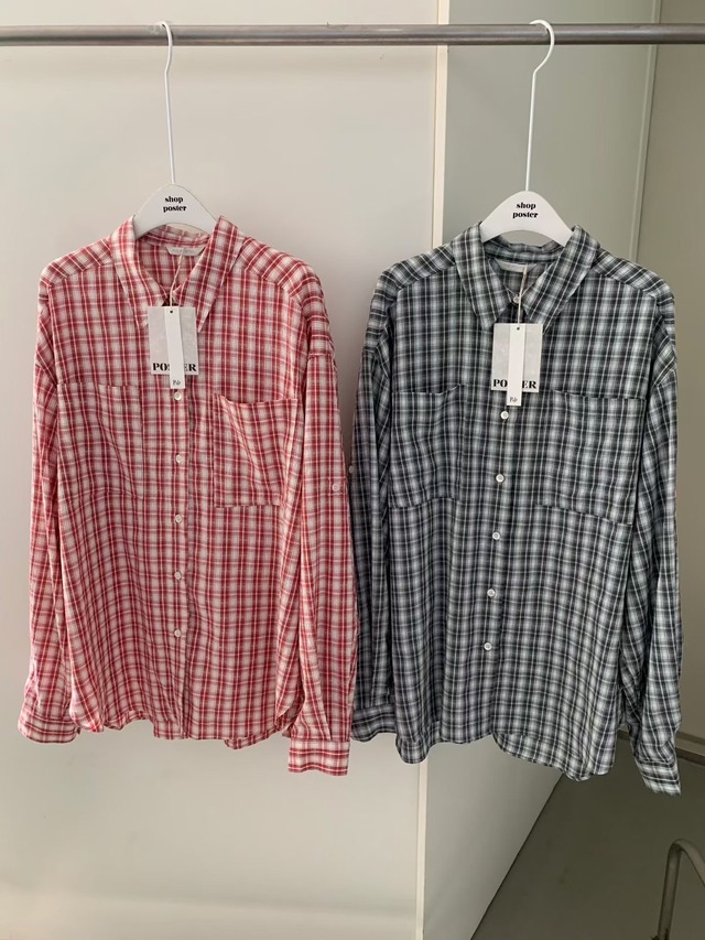 (予約) poster / Care roll-up shirt 2color