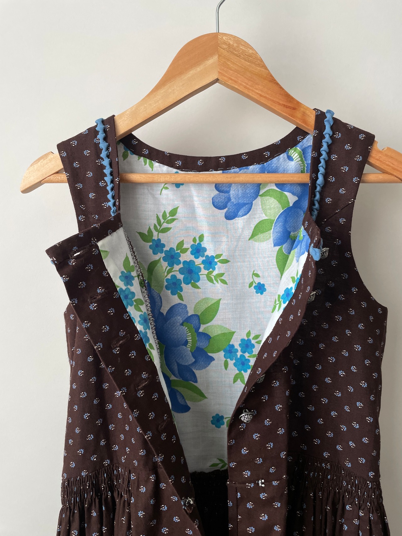 Blue flower dress - 13