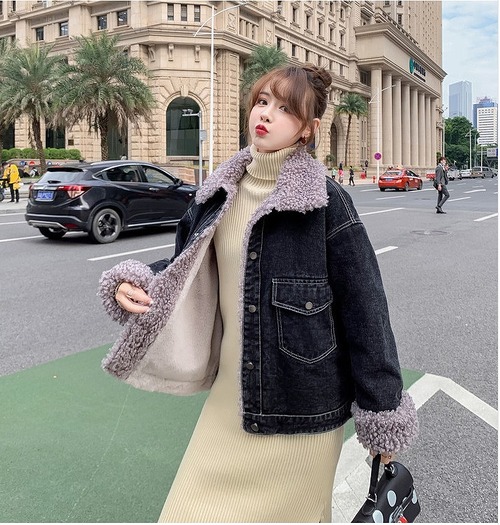 【大きいサイズ】【秋冬新作】裏起毛ファッションコート#sdomo-258397