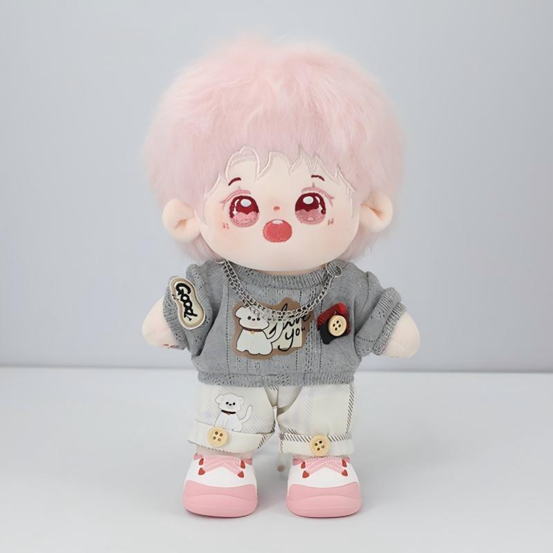 20cmぬいぐるみ用 カジュアル プリント シューズ かわいい 着せ替え 靴
