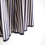 SINME ストライプタックノースリーブシャツ