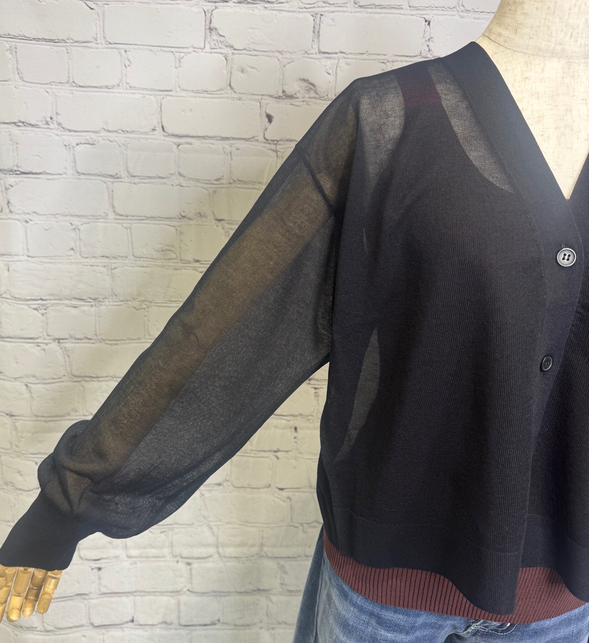 SALE！Dignite collier ディニテコリエ Vカーディガン 80256013