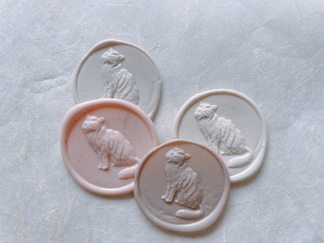 Wax Stamp -Cat／スタンプヘッド
