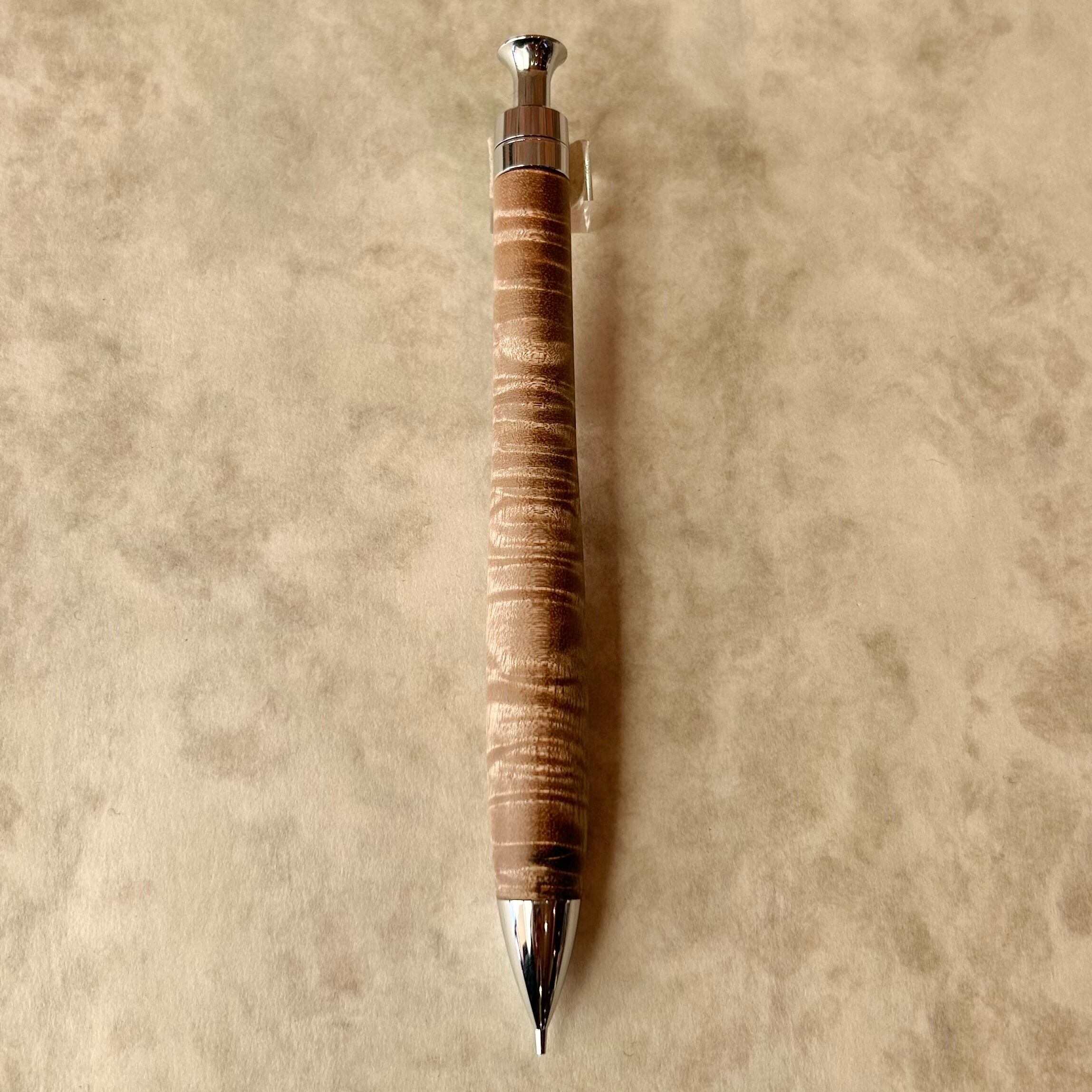 こぶた工房【ジェニュインマホガニー 特上杢】 ボールペン換装可