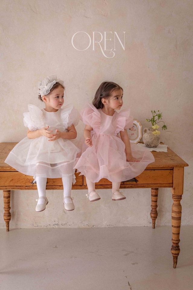 【即納】<OREN>  Ines organza one-piece