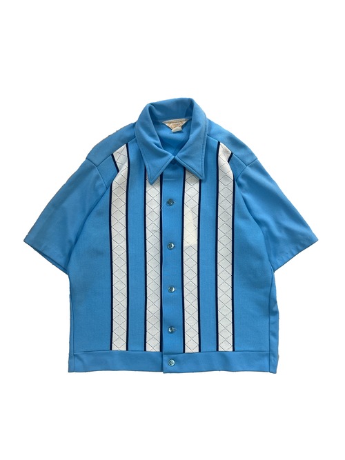 1960s-1970s Vintage Polyester S/S Shirt