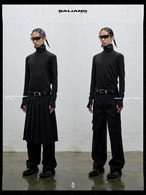 BALIANG Removable Pleated Half Skirt