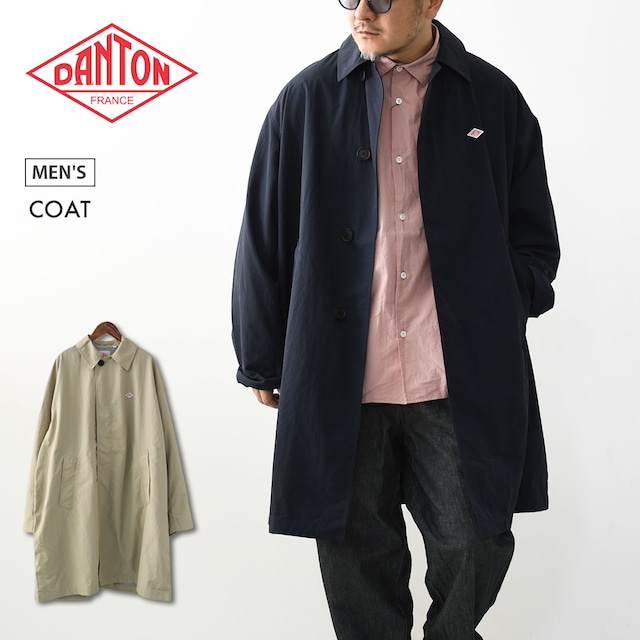 DANTON [ダントン] M COAT [DT-A0768TNY] メンズ コート・ロング丈コート・ステンカラーコート・スプリングコート・春コート・アウター・MEN'S [2026SS]