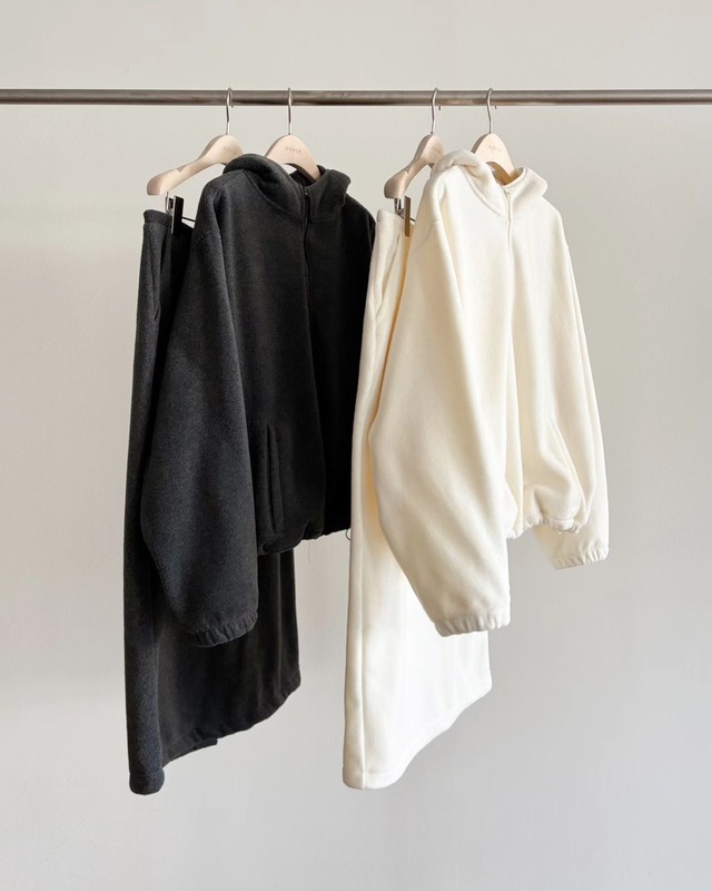 (OUNCE) mellow hoodie half zipup / 2color