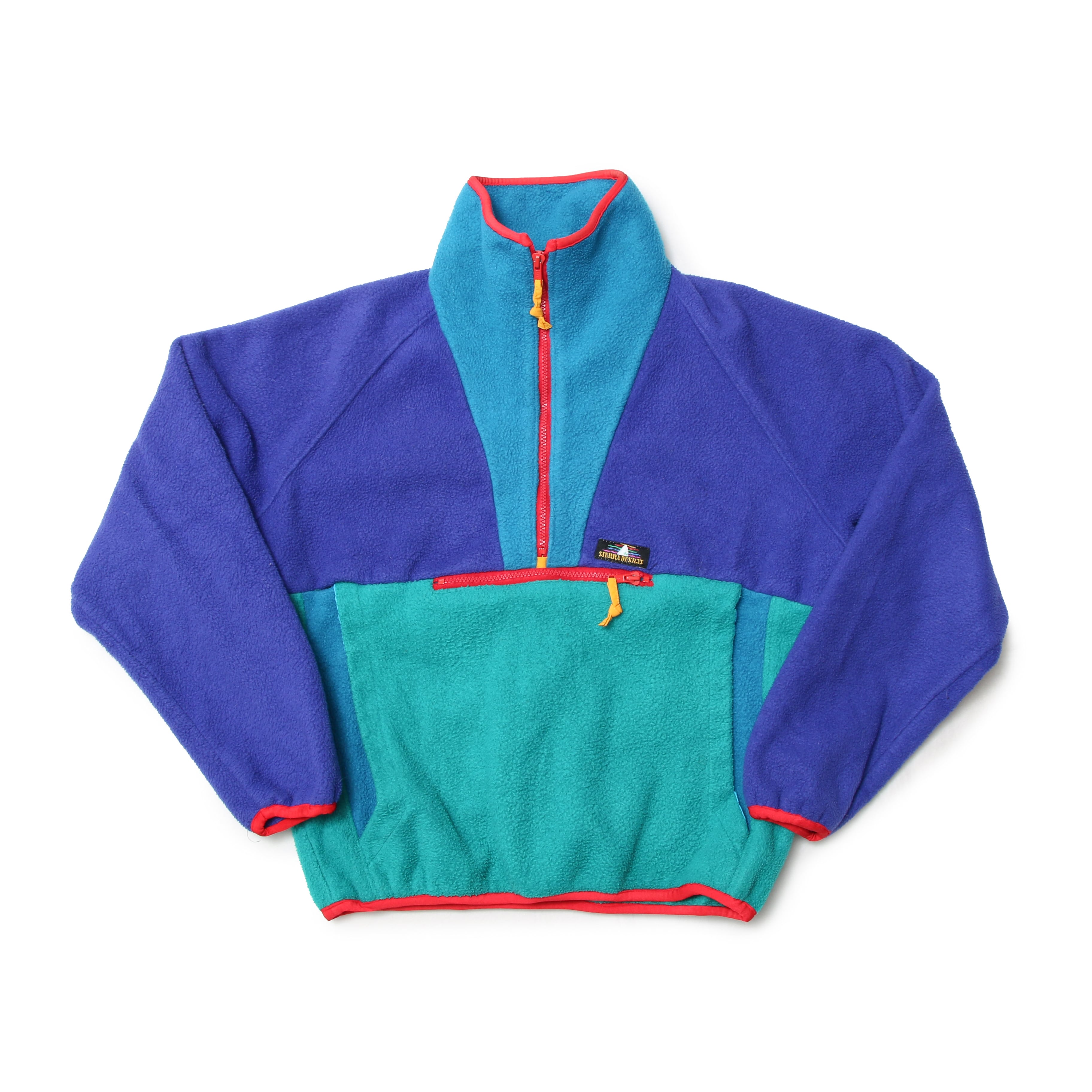 SierraDesigns 90sVintage MultiColorHalfZipFleeceBlouson