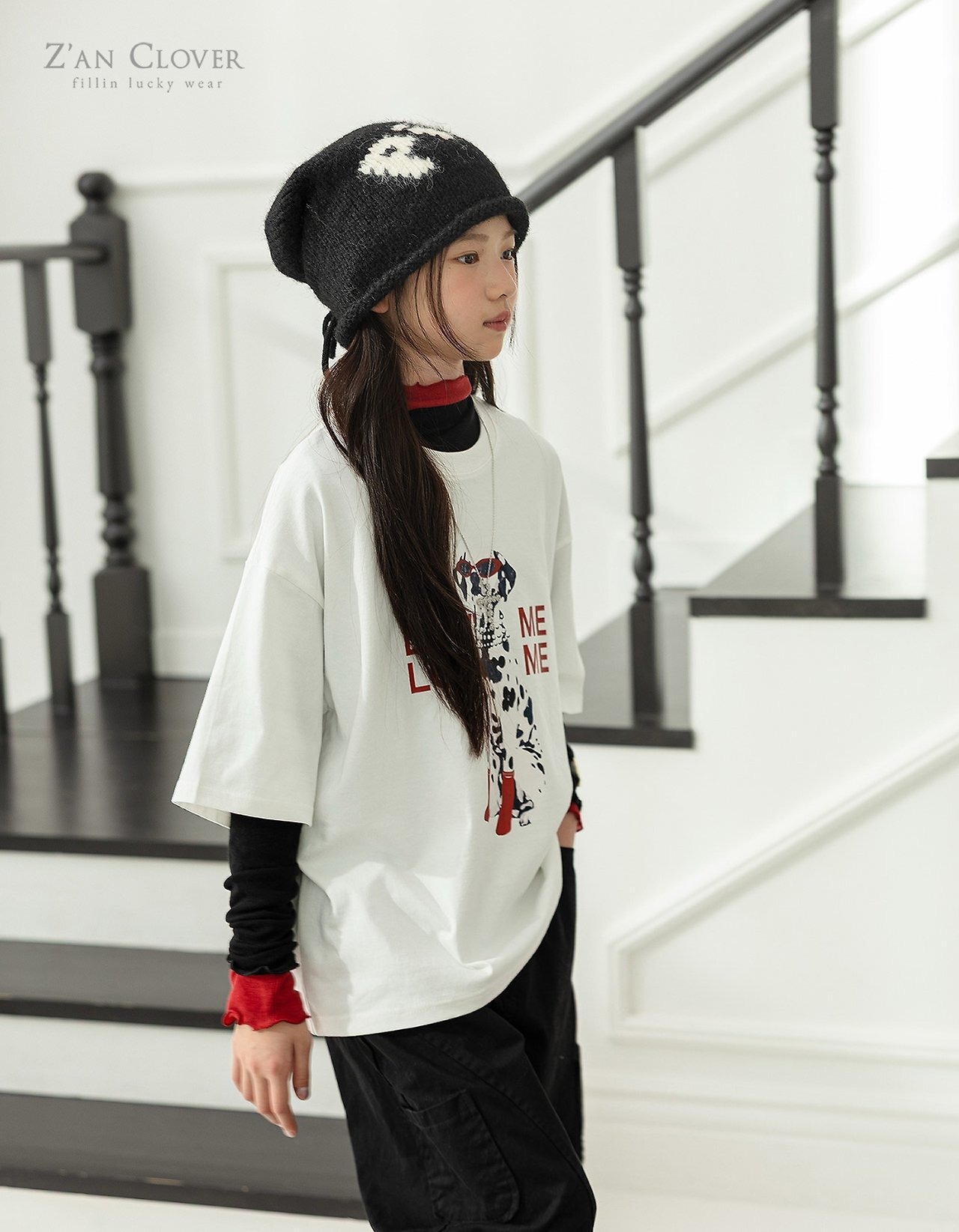ZAN CLOVER［取寄］love dalmatian tee 26winter