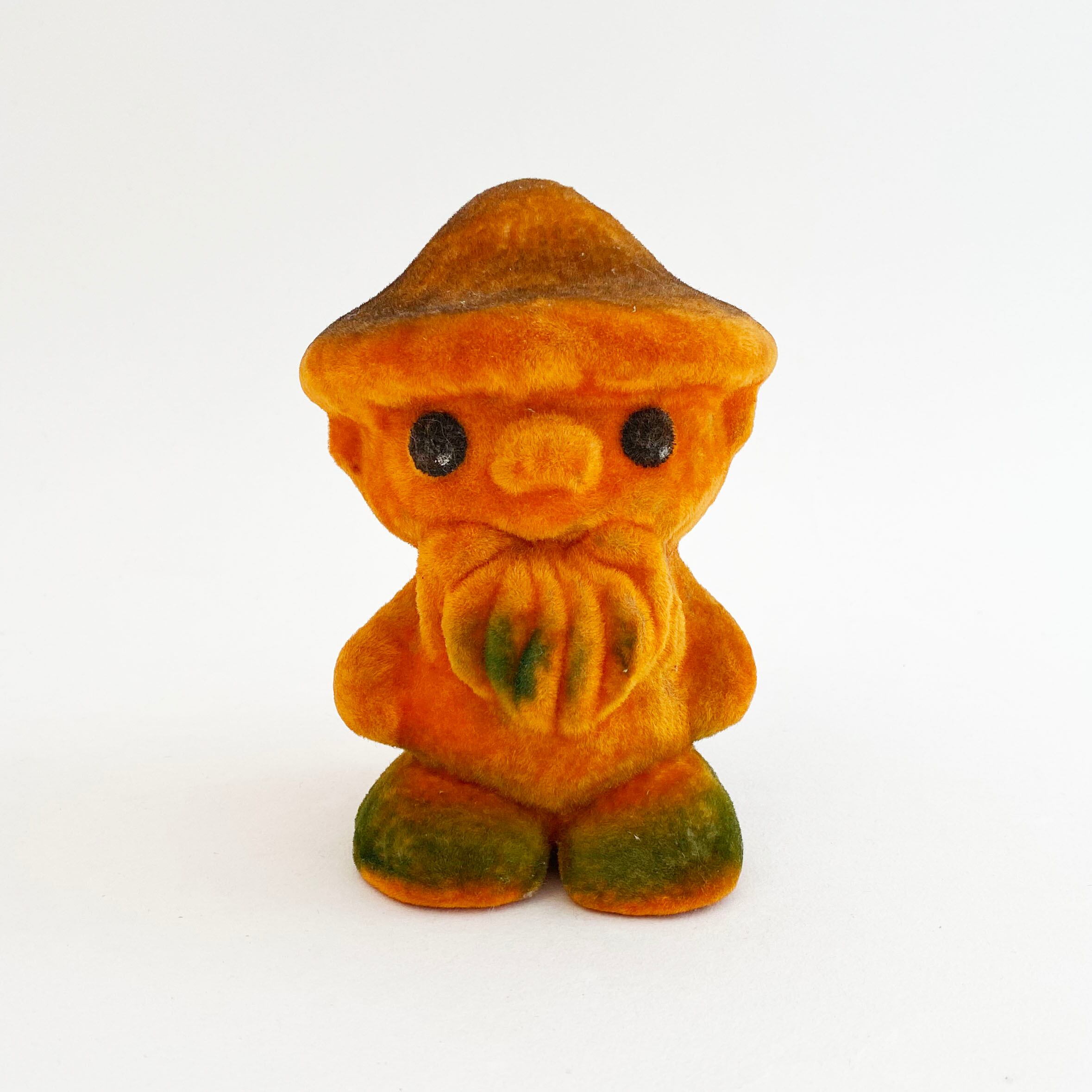 スポンジ人形（きのこおじさん/オレンジ緑）