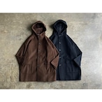 BASISBROEK (バージスブルック) 『CIRCUS』Oversized Wool Melton Hooded Coat