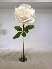 ペーパー ジャイアントフラワー バラ70cm ホワイト