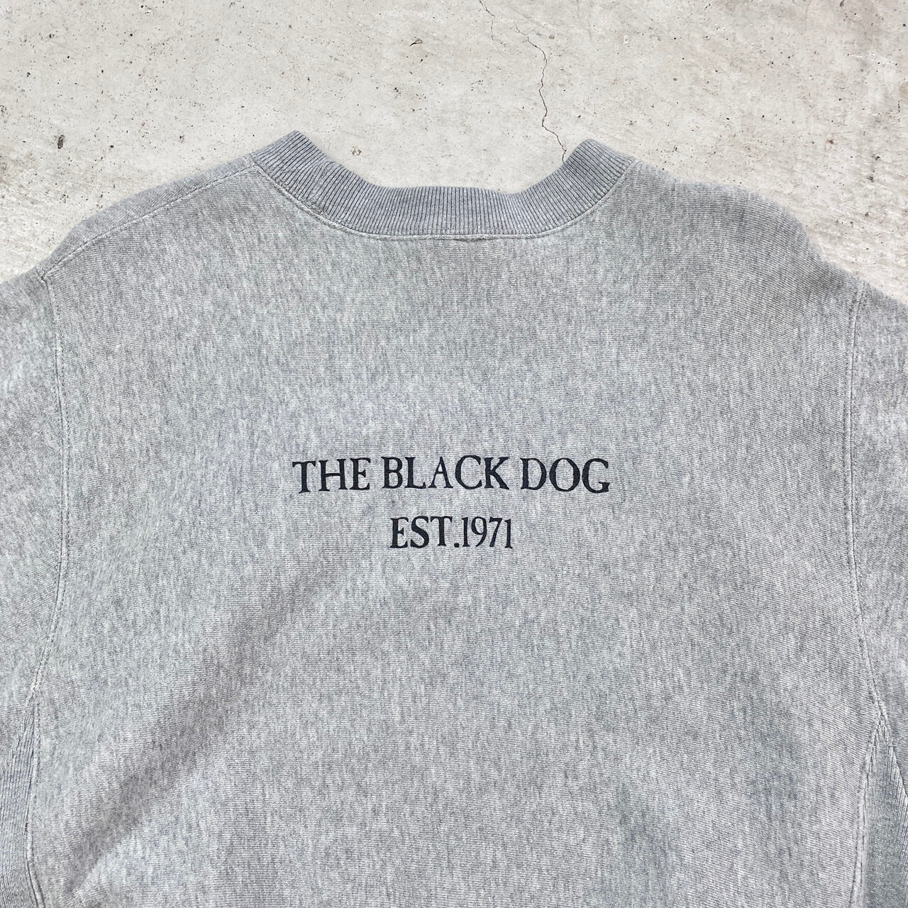 00年代 The Black Dog ブラックドッグ スウェットシャツ リバース 