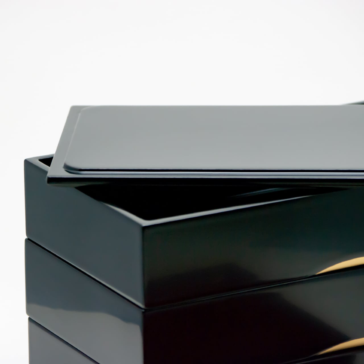 長角三段重トレー付 | 寿次郎 オンラインストア｜秋田 川連塗