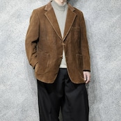 fade brown corduroy tailored jacket