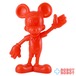 Marx ディズニー ミッキーマウス プラスチック フィギュア 赤