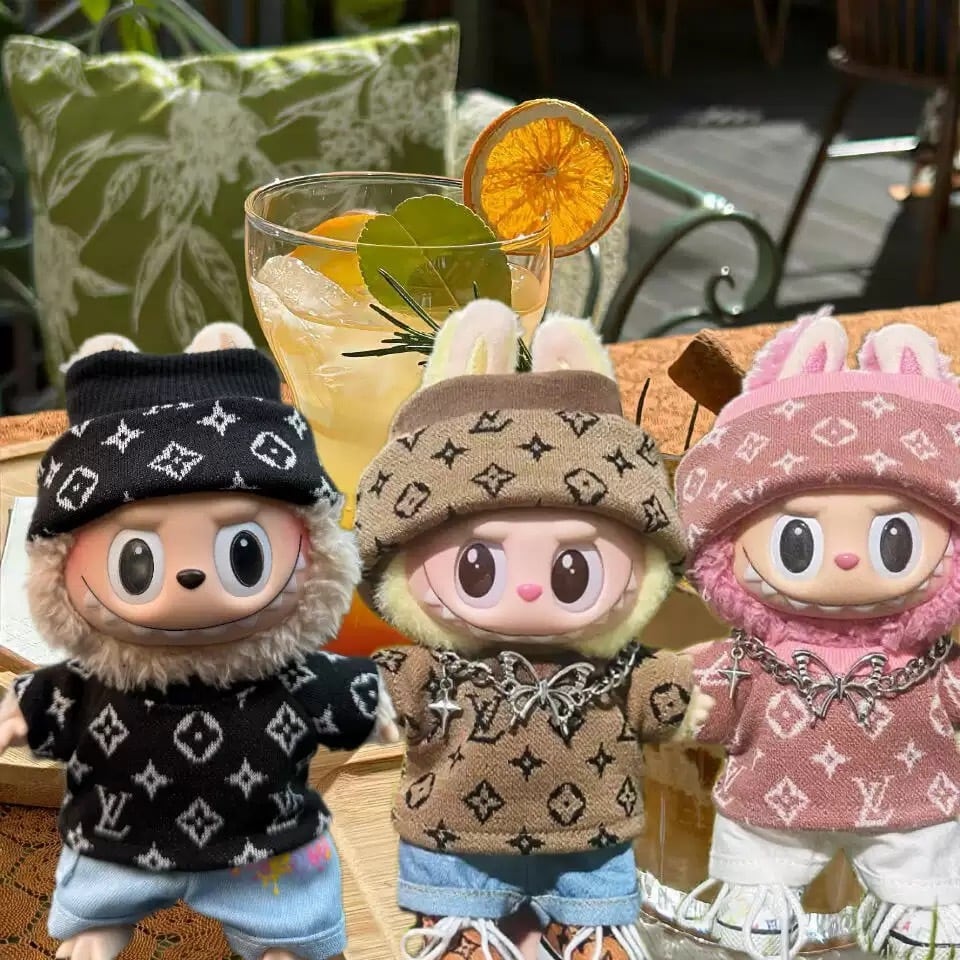 ラブブ服 LABUBU ぬいぐるみ着 ぬい服 ラブブ 着せ替え服 5点セット055