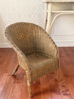 英国アンティーク Kids Rattan Chair ラタン キッズチェア 1940年代 希少 インテリア 店舗什器 撮影小物